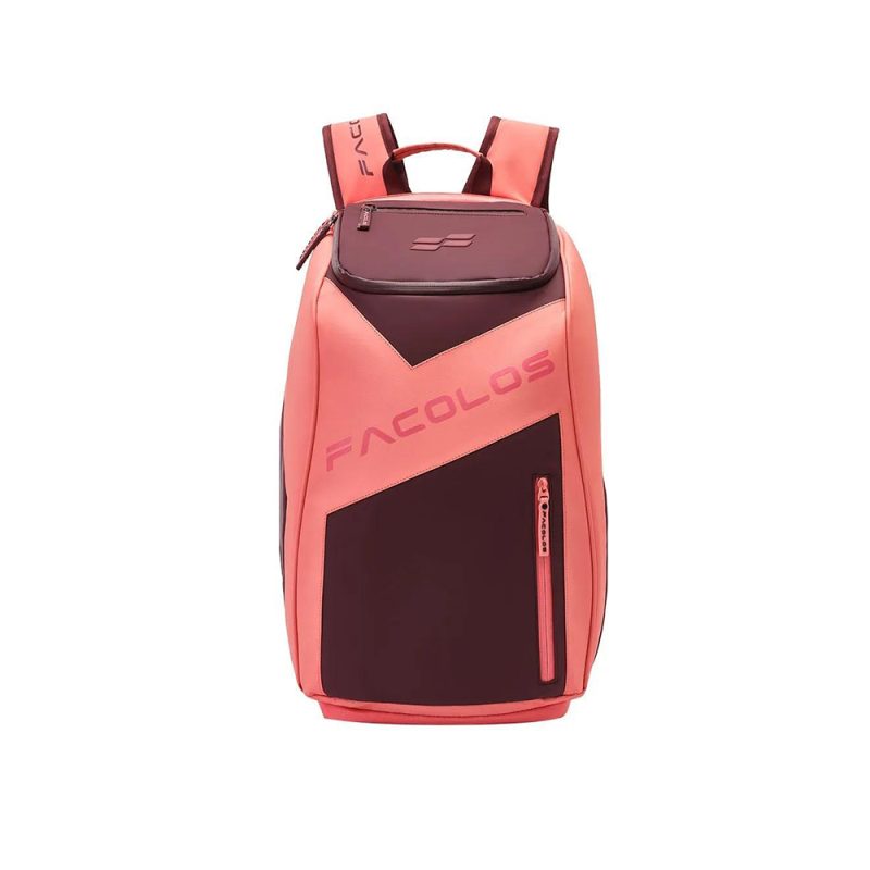 Balo Pickleball Facolos Smash Backpack – Hồng San Hô Đỏ Đậm Năng Động