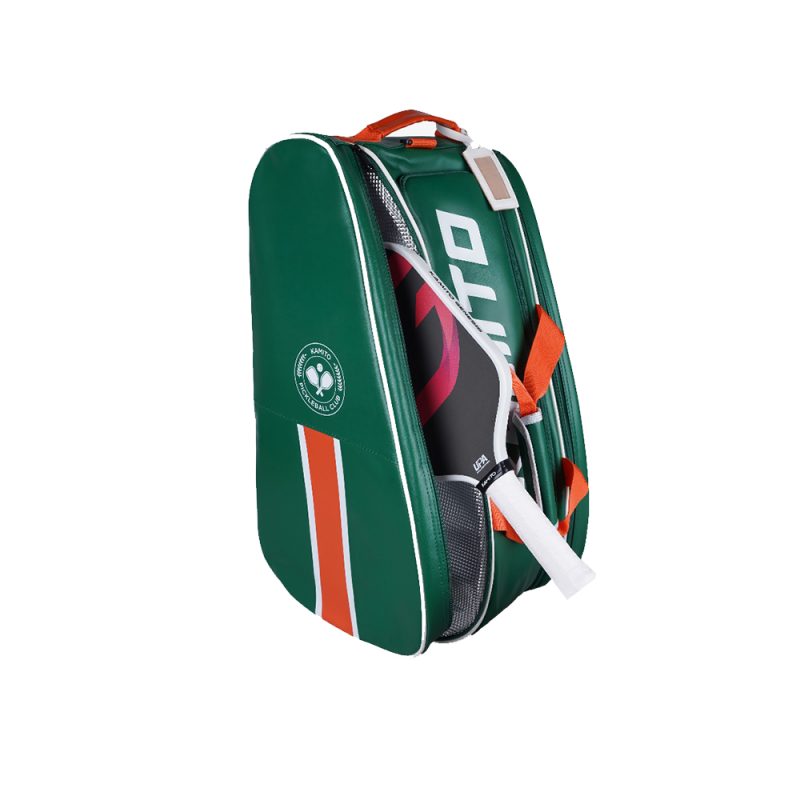Ba lô tennis Kamito Elite Tour Xanh Lá Sọc Cam