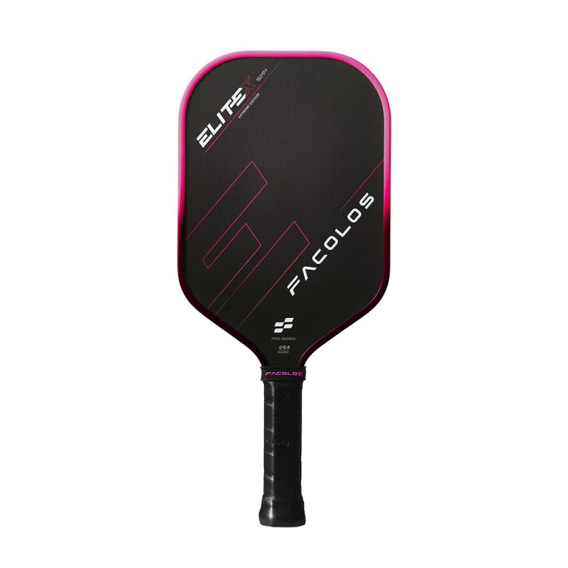 Vợt Pickleball FACOLOS Elite X Đen Hồng – Quyền năng dành cho người dẫn đầu