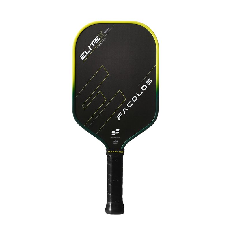 Vợt Pickleball Facolos Elite X Đen Vàng – Sang trọng, chuyên nghiệp và tiện dụng