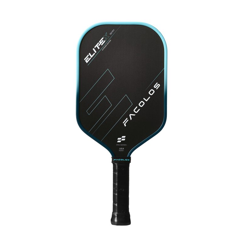 Vợt Pickleball Facolos Elite X Đen Xanh – Đỉnh Cao Đẳng Cấp, Năng Động Chuyên Nghiệp