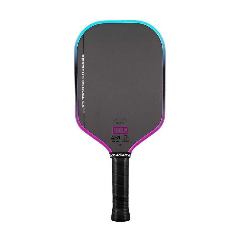 Vợt Pickleball Joola Perseus 3S Dual Đen Viền Xanh Tím – Hiện Đại, Cá Tính