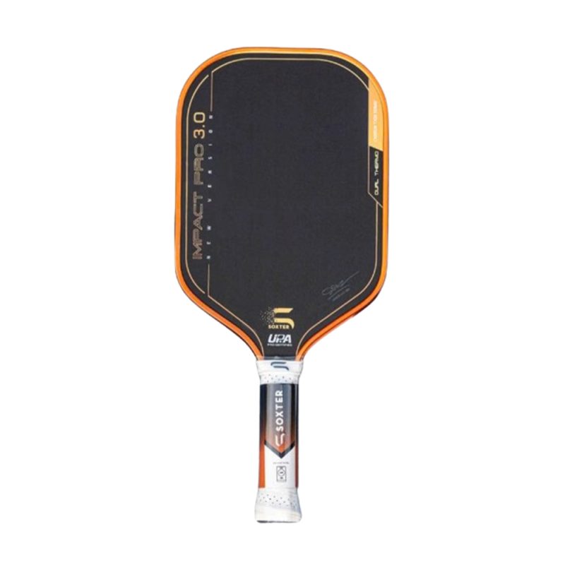 Vợt Pickleball Soxter Impact 3.0 Đen Cam – Sức Mạnh và Đẳng Cấp Chuyên Nghiệp