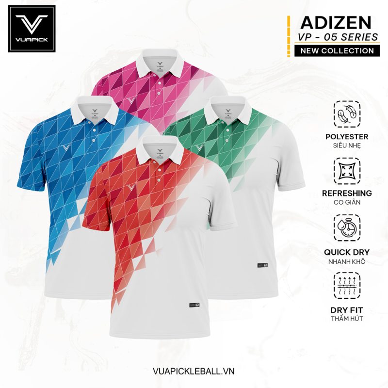 Áo Pickleball VUAPICK-05 Xanh Dương Năng Động